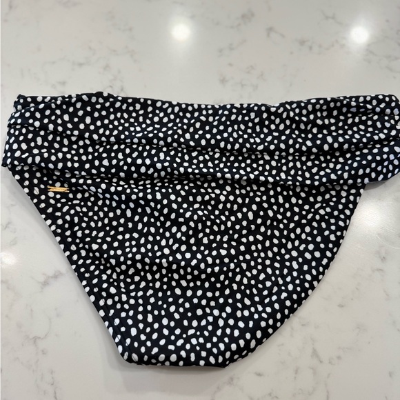 Victoria Secret Black and White Polka Dot Bikini Bottom - Picture 2 of 3